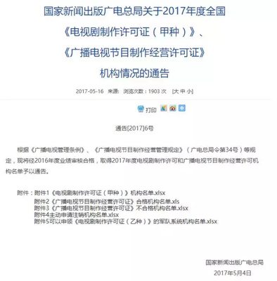 2017年度廣電許可證不合格1835家，揭秘背后原因竟是節(jié)目制作經(jīng)營(yíng)