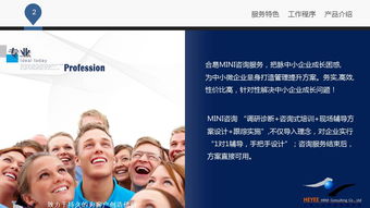 藍(lán)白企業(yè)管理咨詢公司介紹ppt課件下載 ppt寶藏